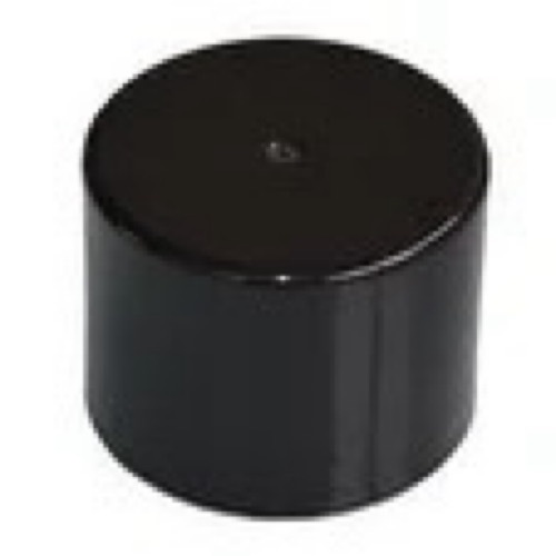 Round Shape Black Aerosol Cap