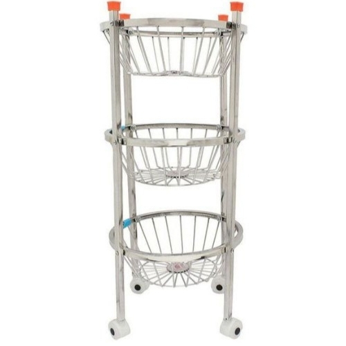 Stainless Steel Vegetable Trolley 