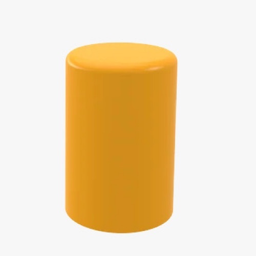 Yellow Round Aerosol Cap