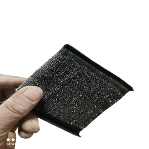 Black Steel Pad Scrubber