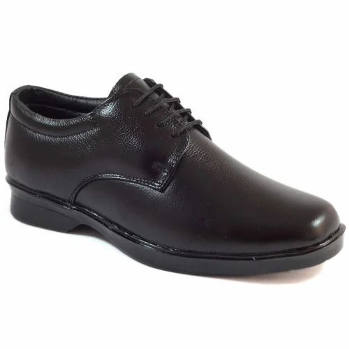 Durable Black Leather Shoes
