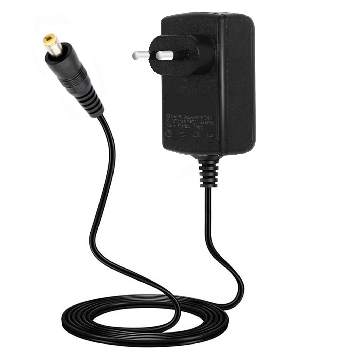 Fedus 12V 2A AC Power Supply Long Cord Charging Adapter