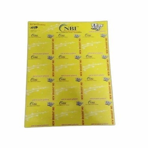 Yellow Scrubber Packing Card