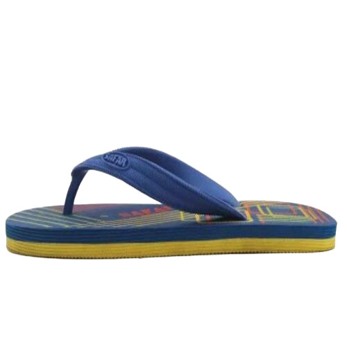 Blue Women Rubber Slipper