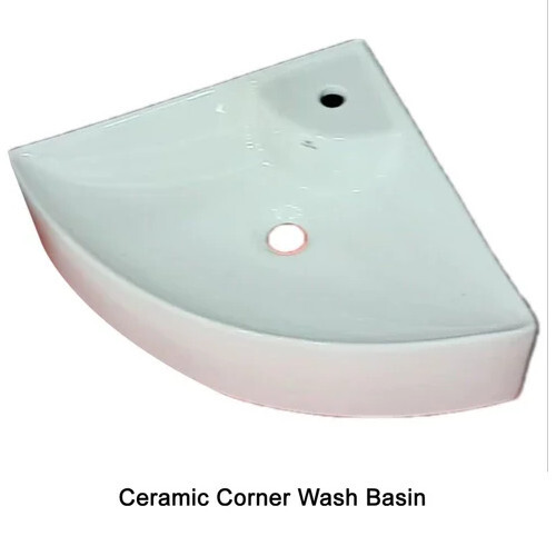 Ceramic Corner Wash Basin