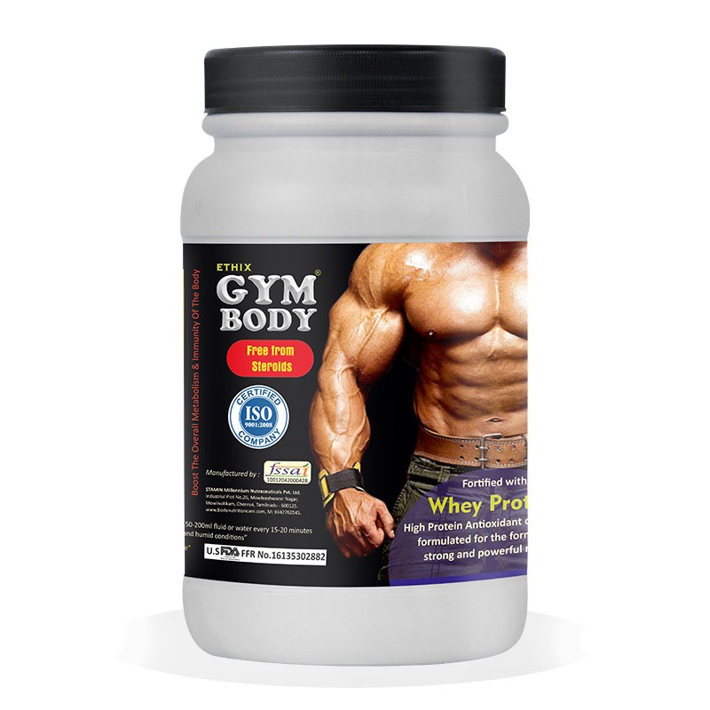 Gym Body Protein Powder Nutrition Supplement 500G - Origin: India