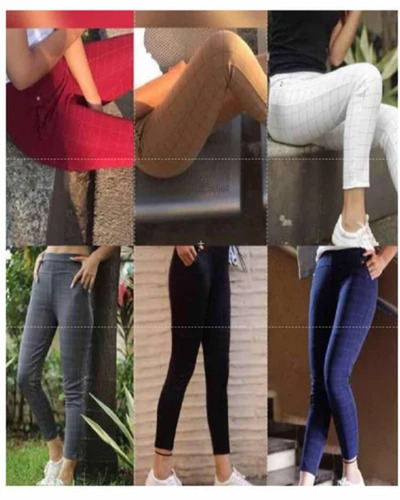 Ladies Lycra Cotton Pant