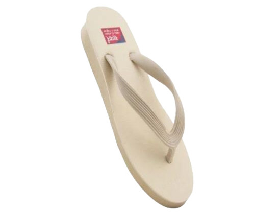 Ladies White Rubber Slipper