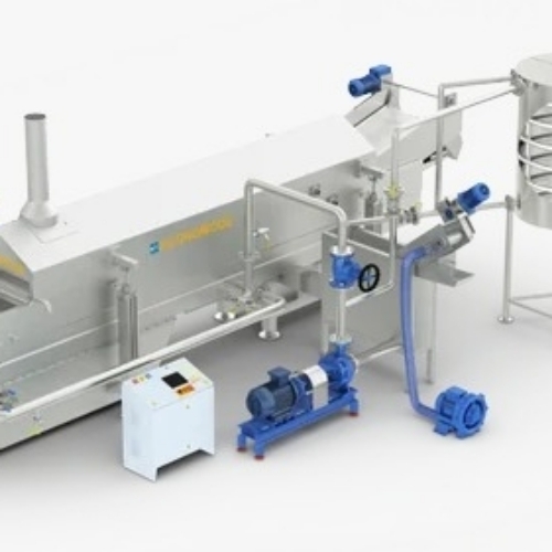 Multi Product Continuous Fryer with Inbuilt Oil Heater