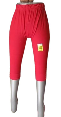 Plain Cotton Capri