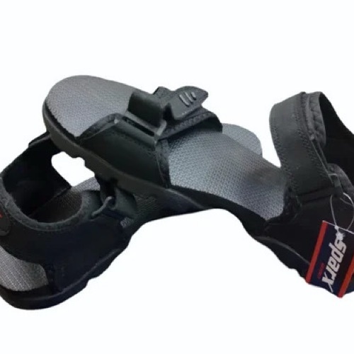 Sparx Black Unisex Sandal