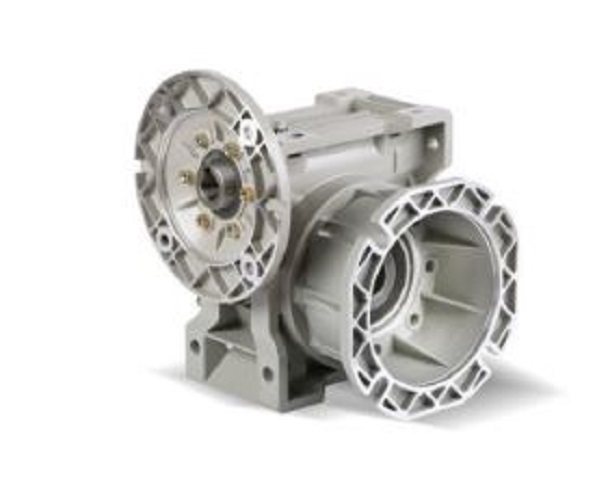 Alu Nmrv Series Worm Gear Box With Output Fa Flange - Color: Grey
