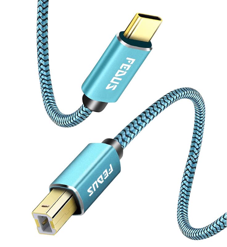 Fedus 1.5 Meter Usb Type-C To Usb Type-C To Usb B Male Scanner Cord Printer Cable