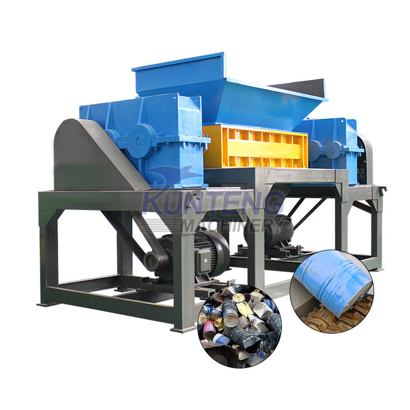 Iron Bucket Paint Bucket Gas Tank Scrap Metal Waste Shredder Shredders Recycling Machine Recycling Machine - Automatic Grade: High