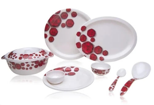 Printed Melamine Dinner Set
