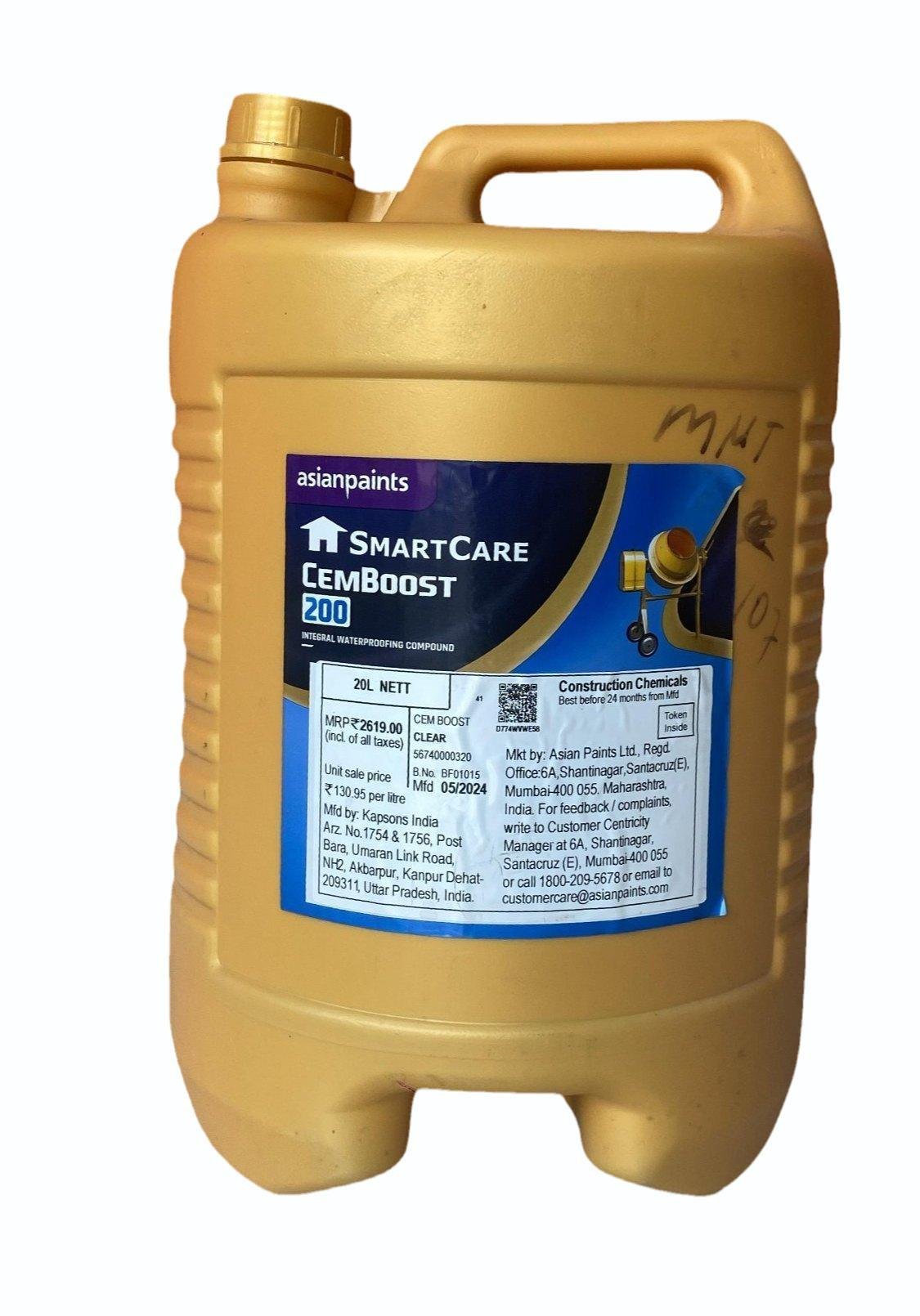20 Liter Asian Paints Smartcare Cemboost 200 Waterproofing Chemical