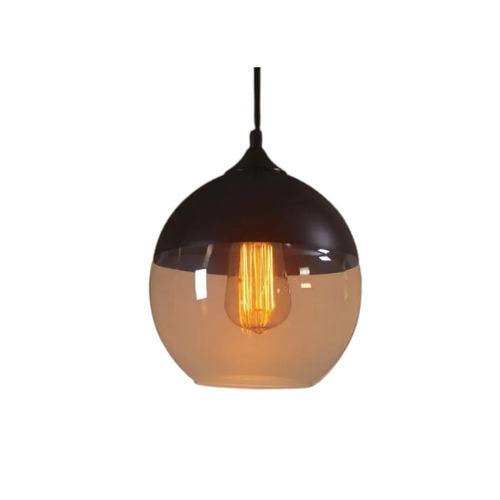 8 Inch Glass Hanging Lantern