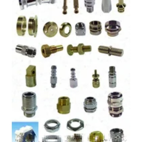 Brass connector nickel finish