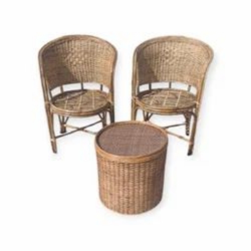 Cane Chair Cane Stool For Balcony Garden Indoor Outdoor