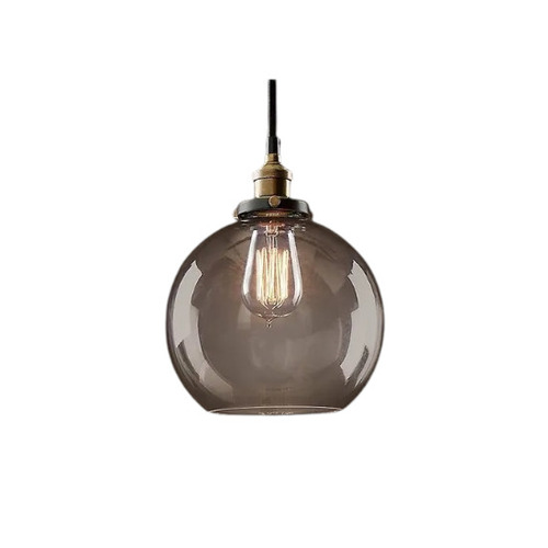 Clear Glass Globe Hanging Lantern