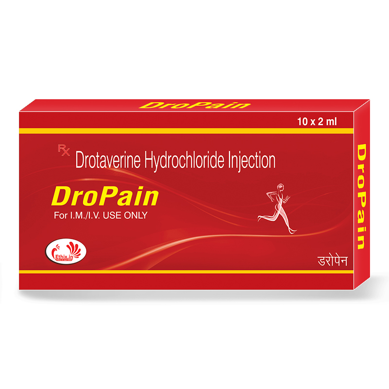 Dropain Drotaverine Hydrochloride Injections I.P 40 Mg