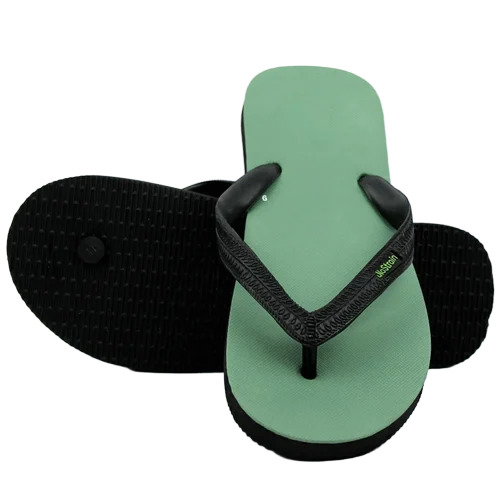 Green Soft Rubber Slipper