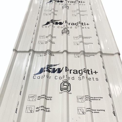 Jsw Pragati Plus Mild Steel Colour Coated Roofing Panel