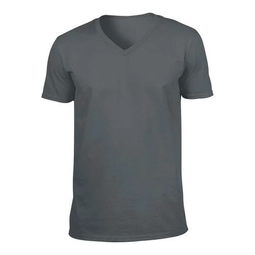 Promotional Black V Neck T Shirt