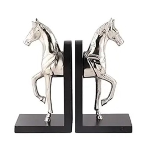 Unique Heavy Aluminium Bookends For Office Decor