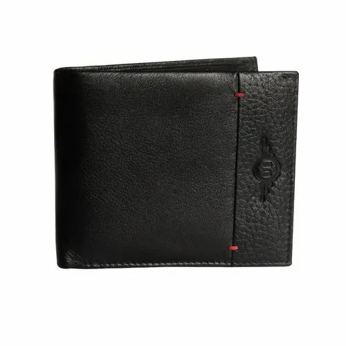 Mens Black Leather Wallet