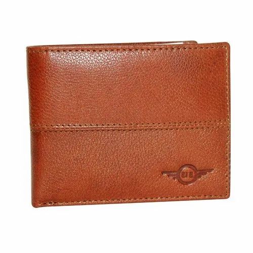Mens Genuine Leather Stylish Bi Fold Wallet