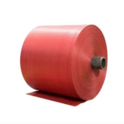 Red Pp Woven Fabric Roll