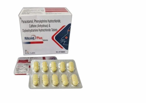 Tcold Plus Paracetamol Phenylepherine Hydrochloride Caffeine Diphenhydramine Hydrochloride Tablets