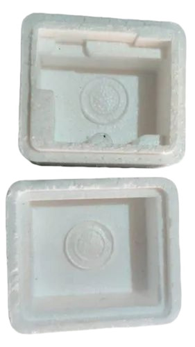 Thermocol Moulded Rellay Box - Color: White