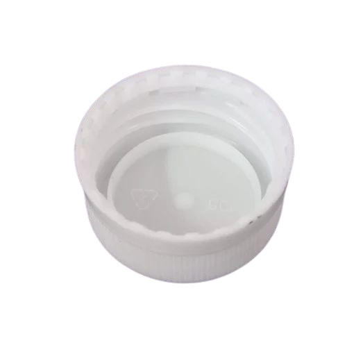 White Plastic Bottle Cap