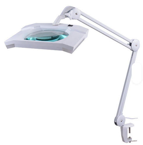 9002led 7.5x6.2 Inches White 3 Diopter Intbright Rectangular Led Magnifier Lamp