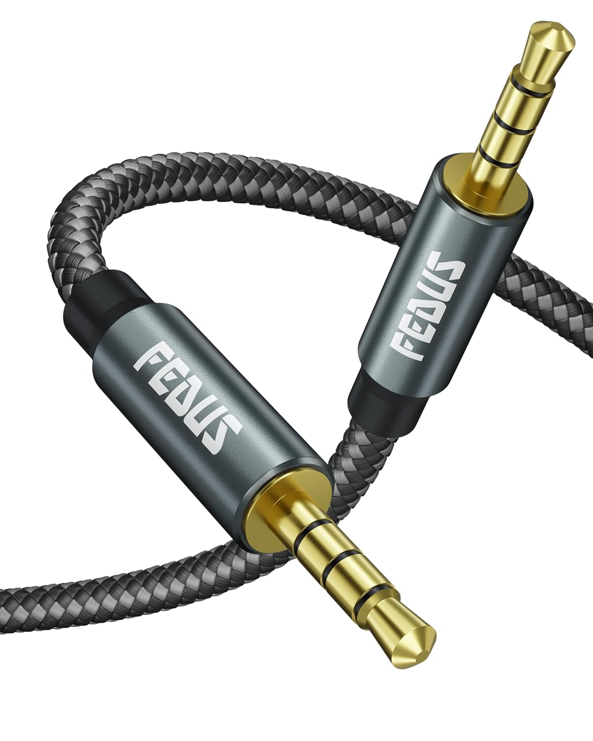 Fedus 3.5 Mm To 3.5 Mm Male To Male Aux To Aux Audio Cable Cord
