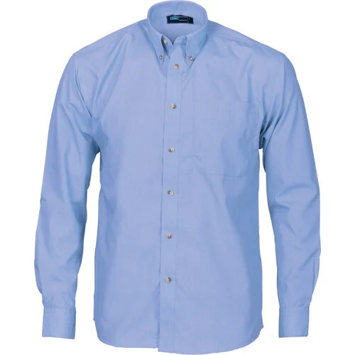 Mens Poly Cotton Corporate Uniform - Color: Light Blue