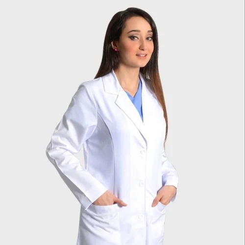 Women Doctor Coat - Color: White