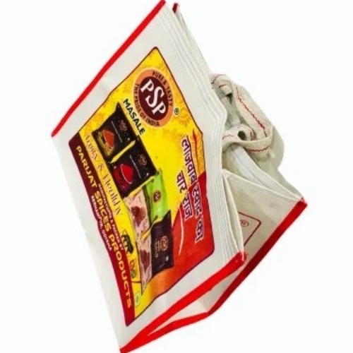 Printed Canvas Shopping Bag 