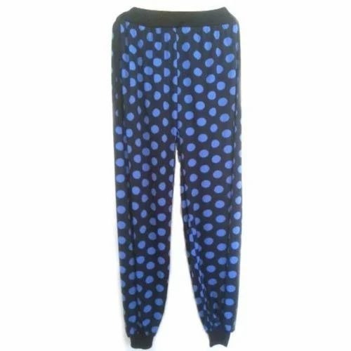 Black And Blue Ladies Printed Harem Pants