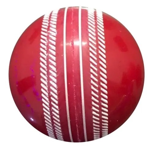 Pvc Cricket Ball - PVC Material , Lightweight Design, Water-Resistant Surface, Bright Red Color, Smooth Seam Grip for Training