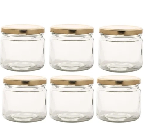 Transparent 350 Gm Salsa Jar