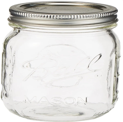 Transparent Glass Canning Jars