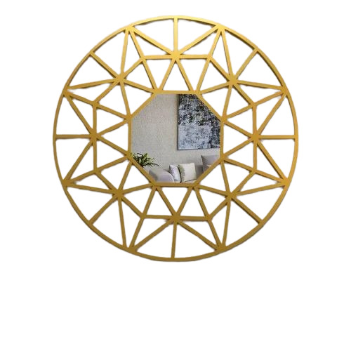 Golden Wall Mirror