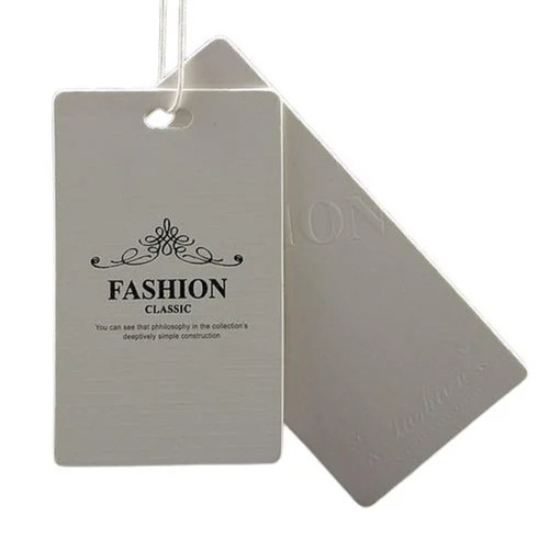 Grey Garment Paper Hang Tag