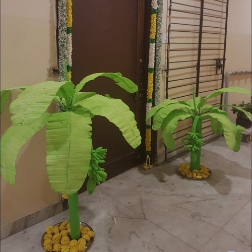 Shola Wood Golden Yellow Puja Flowers