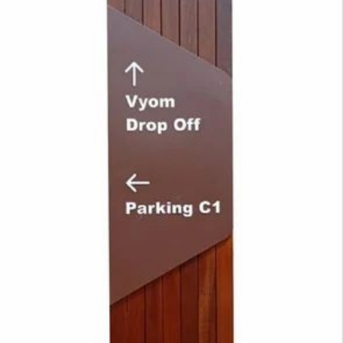 Wooden Acp Led Pylon