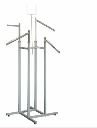 2 Way Browser Ss Garment Display Rack