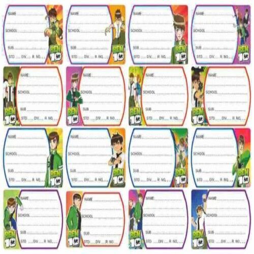 Ben Ten School Labels